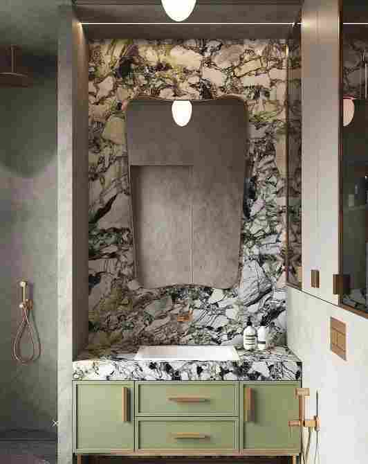 大理石卫浴设计 | 打造高档住宅的现代艺术空间，感受到大自然的魅力