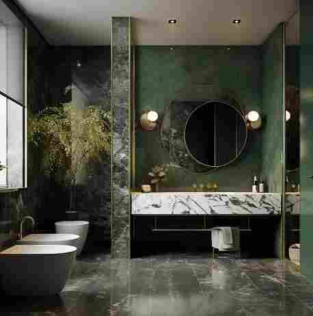 大理石卫浴设计 | 打造高档住宅的现代艺术空间，感受到大自然的魅力