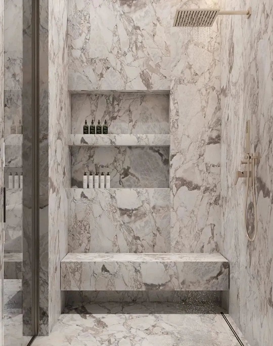 大理石卫浴设计 | 打造高档住宅的现代艺术空间，感受到大自然的魅力
