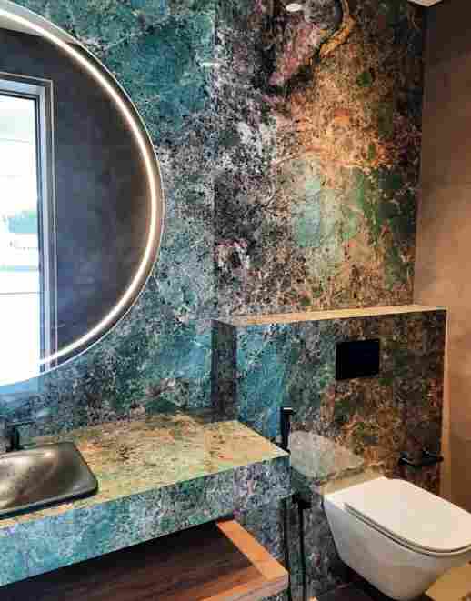 大理石卫浴设计 | 打造高档住宅的现代艺术空间，感受到大自然的魅力