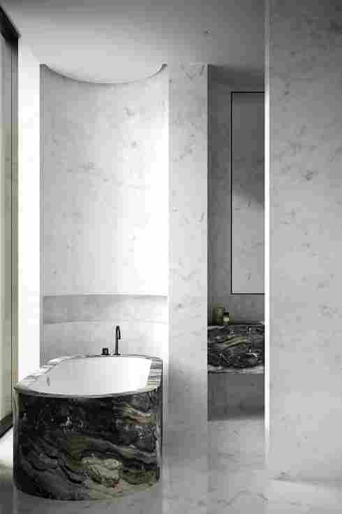 大理石卫浴设计 | 打造高档住宅的现代艺术空间，感受到大自然的魅力