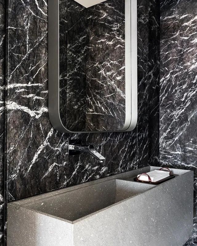 大理石卫浴设计 | 打造高档住宅的现代艺术空间，感受到大自然的魅力