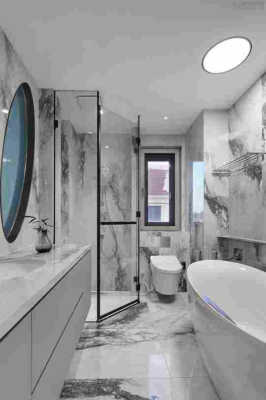 大理石卫浴设计 | 打造高档住宅的现代艺术空间，感受到大自然的魅力