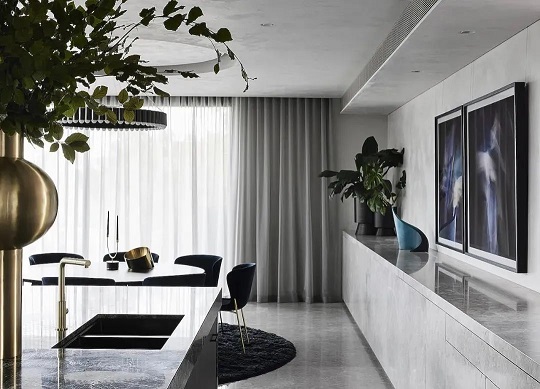 气质灰与大理石的完美融合：打造高端精奢家居的经典设计