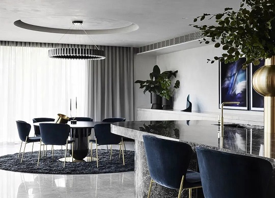 气质灰与大理石的完美融合：打造高端精奢家居的经典设计