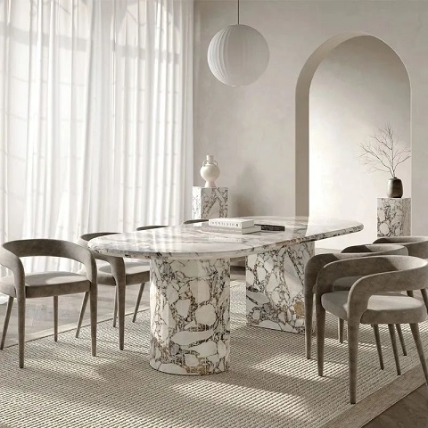 餐桌纠结大理石还是岩板？把优缺点排列出来