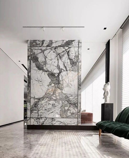 大理石玄关设计，展现现代简约东方美学