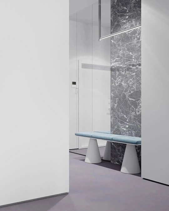 大理石玄关设计，展现现代简约东方美学