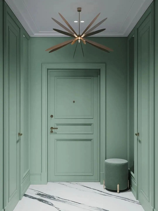 大理石玄关设计，展现现代简约东方美学