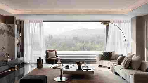 石材案例 | 280㎡现代叠墅，内敛奢华的静谧