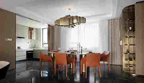 石材案例 | 280㎡现代叠墅，内敛奢华的静谧