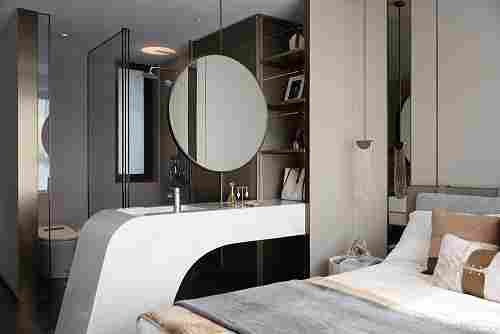 石材案例 | 280㎡现代叠墅，内敛奢华的静谧