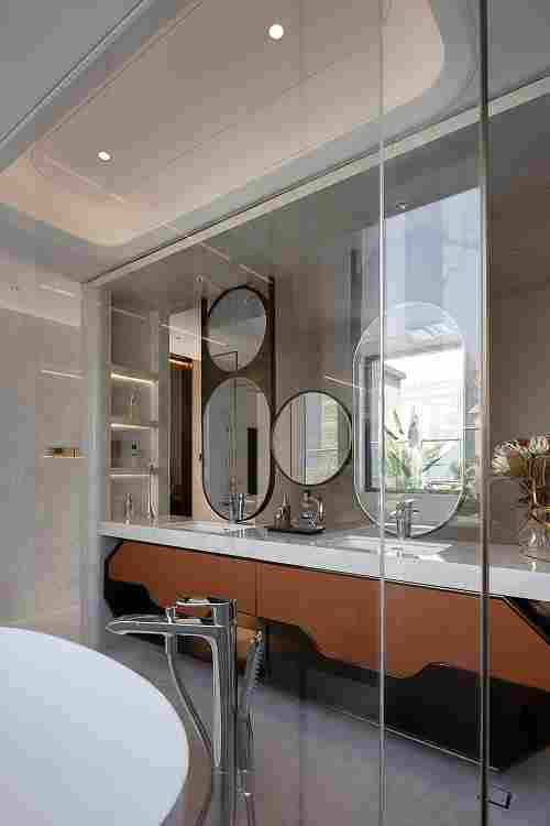 石材案例 | 280㎡现代叠墅，内敛奢华的静谧