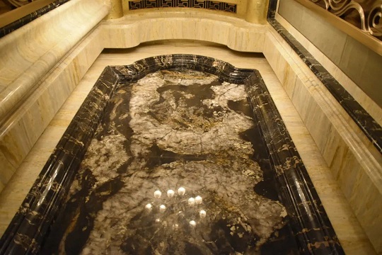 中国首家“七星级”酒店，大理石几乎全覆盖