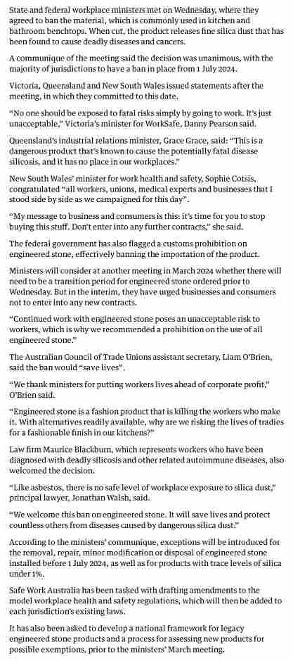 微信图片_20231218170232.jpg 爆炸性“石”闻——澳大利亚对人造石的禁令将于明年年中开始