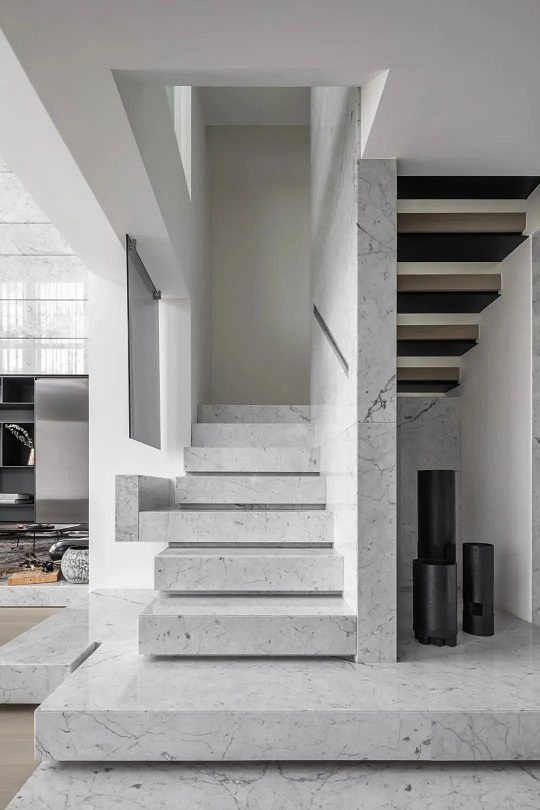 五种颜色大理石楼梯踏步，你钟爱哪一款？