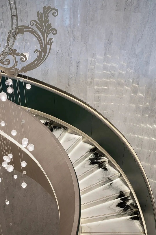 五种颜色大理石楼梯踏步，你钟爱哪一款？