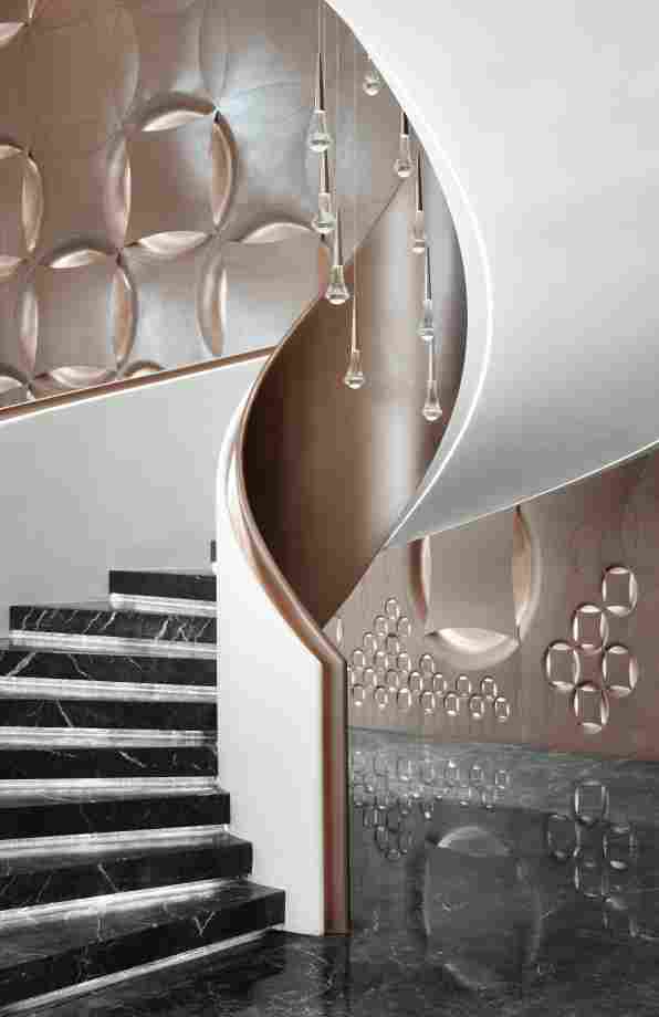 五种颜色大理石楼梯踏步，你钟爱哪一款？