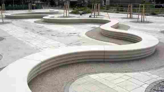 园林广场常用石材坐凳都有哪些？