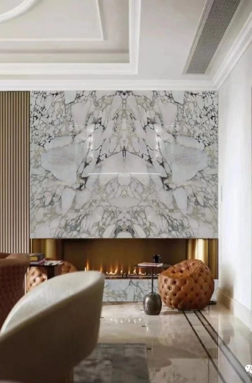 现代风石材背景墙，5种类型的“花样玩法”