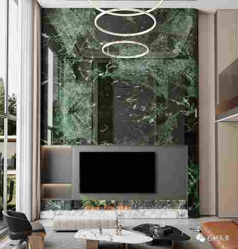 现代风石材背景墙，5种类型的“花样玩法”