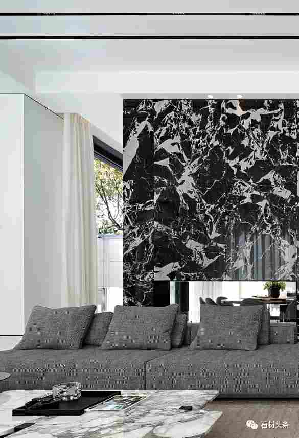 现代风石材背景墙，5种类型的“花样玩法”