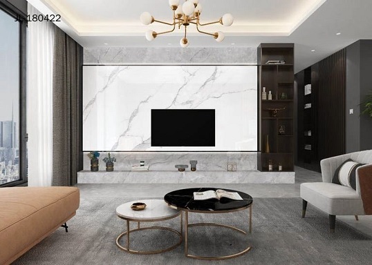 现代风石材背景墙，5种类型的“花样玩法”