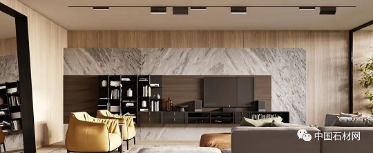 分享5种方式，用大理石做出简洁大方的背景墙