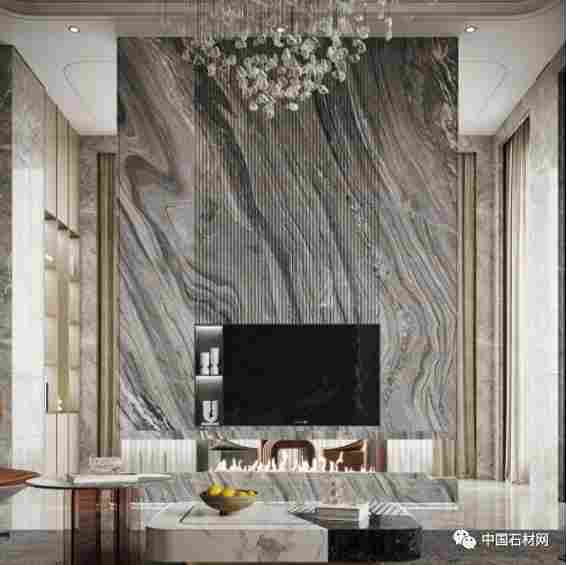 分享5种方式，用大理石做出简洁大方的背景墙