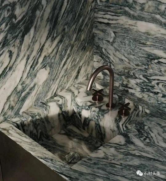 石材洗手台的4种经典做法，其中一种超受欢迎
