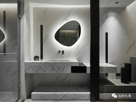 石材洗手台的4种经典做法，其中一种超受欢迎