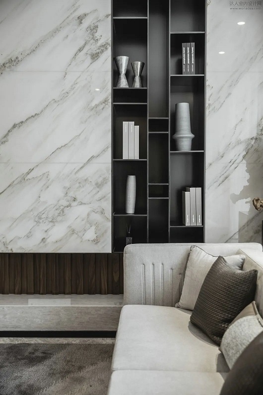 山水画大理石背景墙，将大千世界汇聚其中