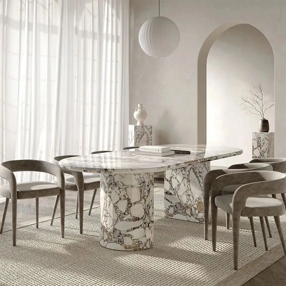 选餐桌纠结大理石&岩板的，优缺点一次盘明白