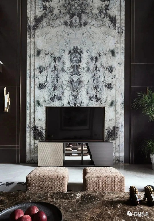 天然奢石融入新中式，这奢华效果你敢想吗？