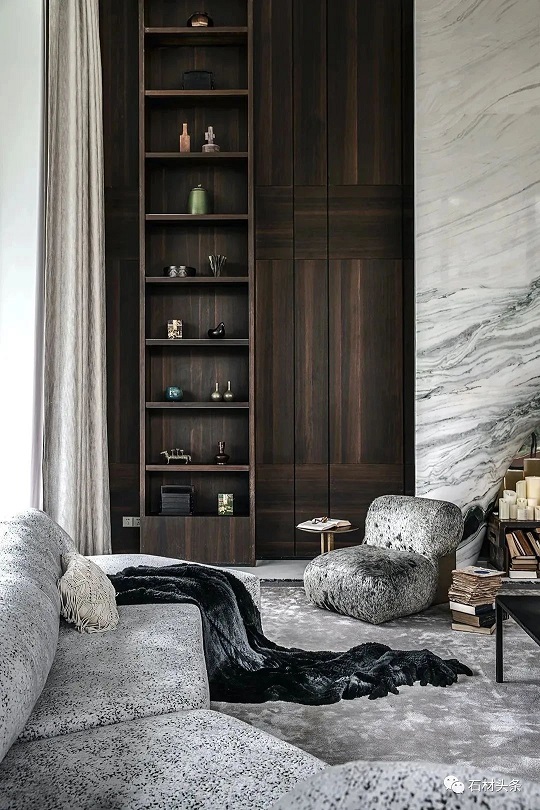 天然奢石融入新中式，这奢华效果你敢想吗？
