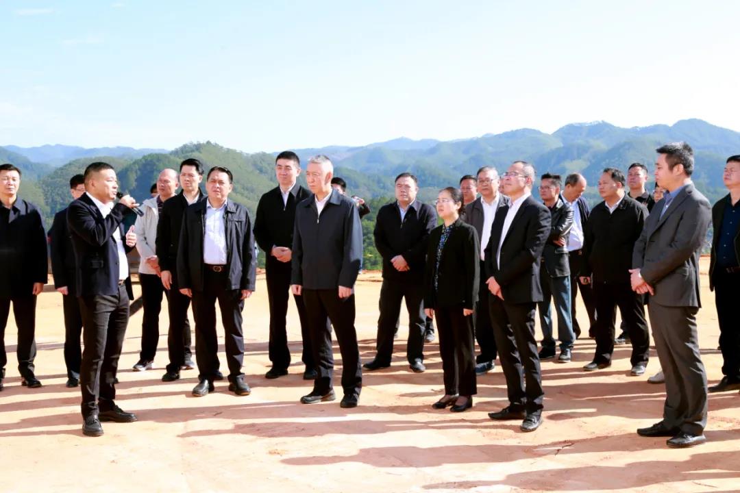 广西自治区副主席周成方一行莅临南部（岑溪）石材循环生态产业园调研！