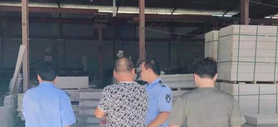 石井镇持续开展石材企业污染整治行动