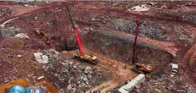 万源市黄钟石材产业园区正在加紧建设中 万源市黄钟石材产业园区正在加紧建设中