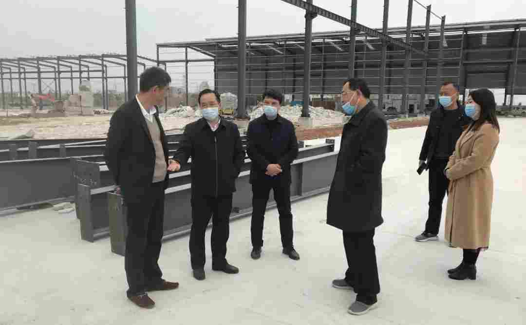 麻城市石材指挥部调研督办园区重点项目和环保整改工作