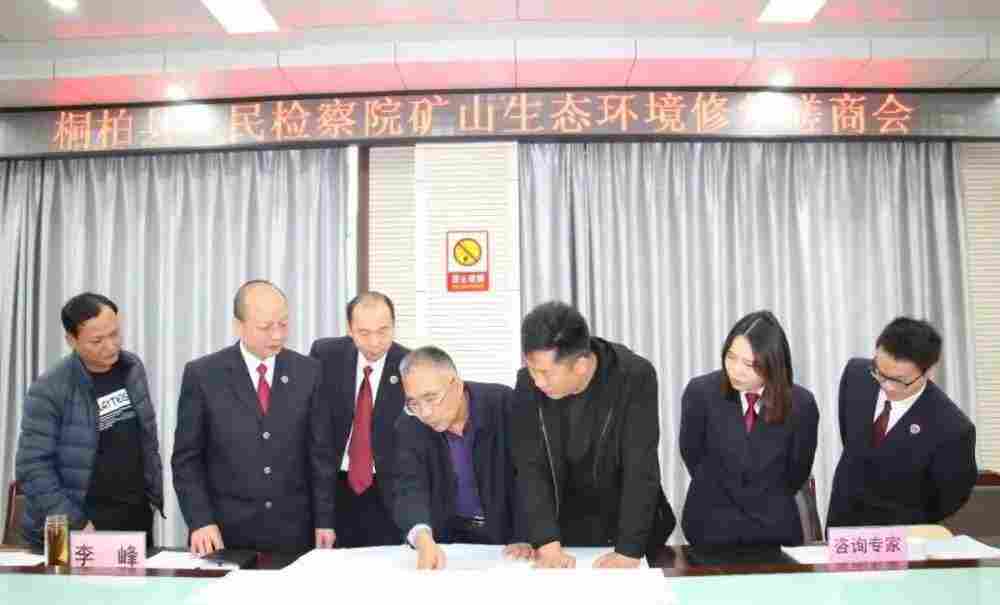 南阳市首例“百亩矿山生态损害赔偿环境修复项目”正式开工