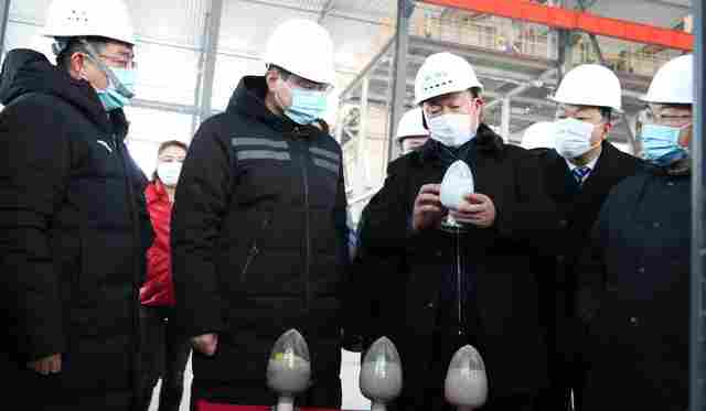 吉林市代市长王路考察北部（蛟河）石材循环经济产业园