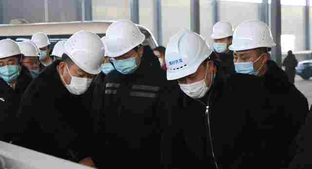 吉林市代市长王路考察北部（蛟河）石材循环经济产业园