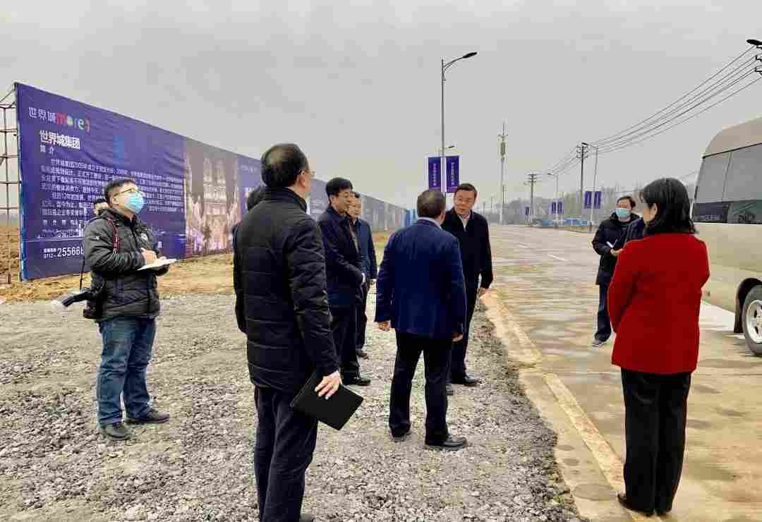 孝感市政府领导莅临湖北国际石材城项目视察指导工作 孝感市政府领导莅临湖北国际石材城项目视察指导工作