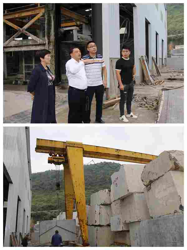 通山县市场监管局对大理石加工企业特种设备安全情况进行突击检查