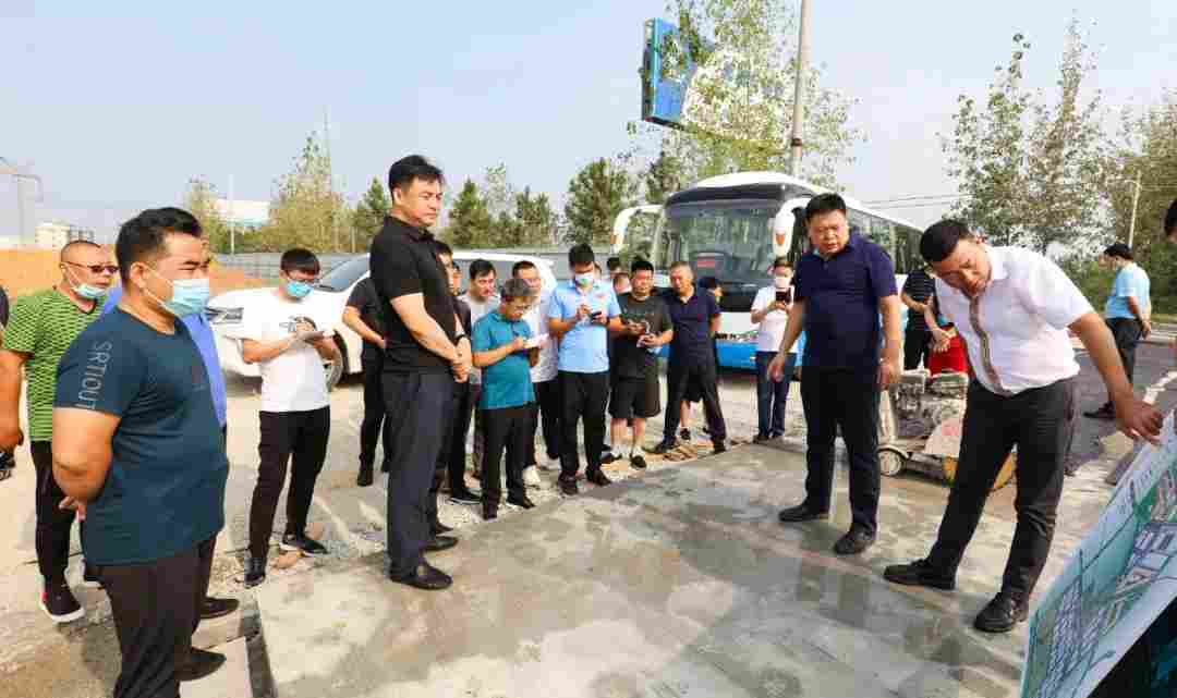 吉林省蛟河市委常委、副市长林海策一行莅临中部（麻城）石材循环经济产业园考察