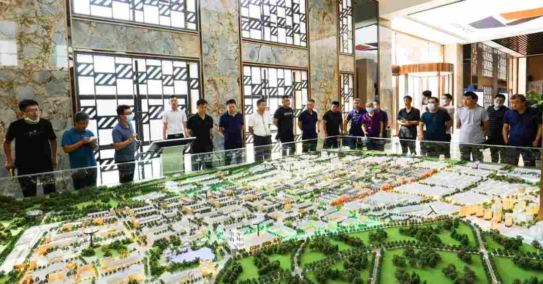 吉林省蛟河市委常委、副市长林海策一行莅临中部（麻城）石材循环经济产业园考察