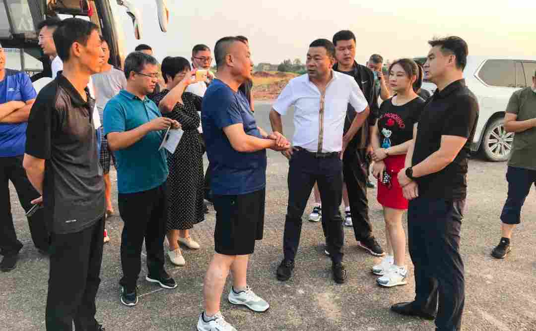 吉林省蛟河市委常委、副市长林海策一行莅临中部（麻城）石材循环经济产业园考察