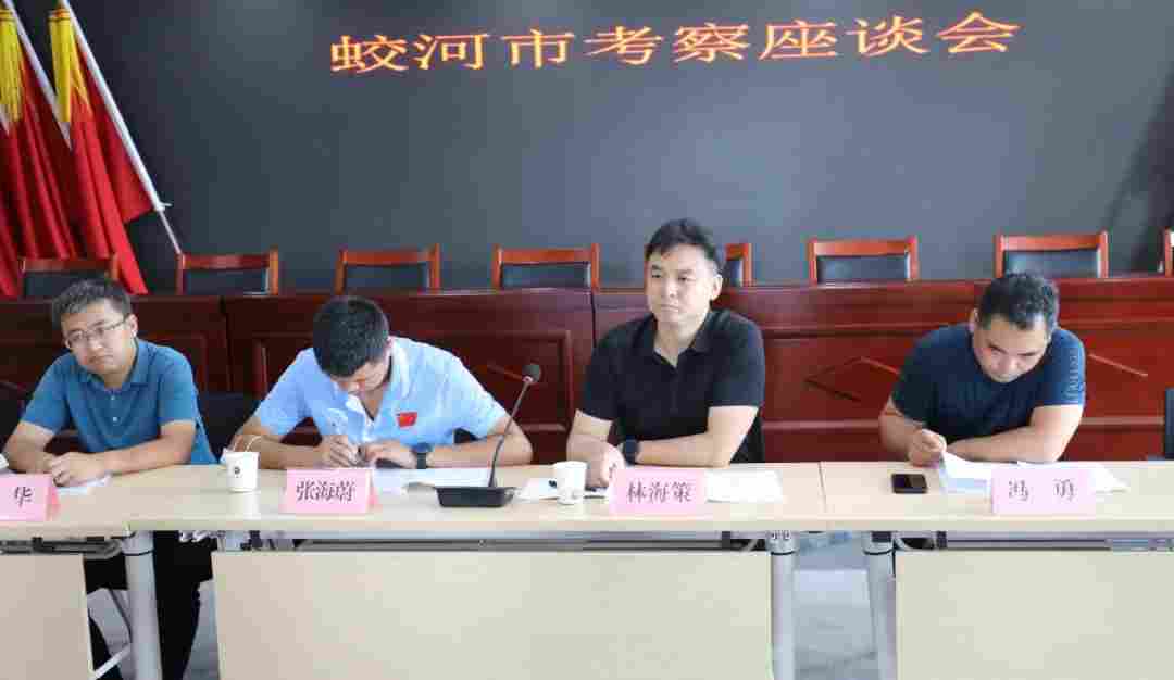 吉林省蛟河市委常委、副市长林海策一行莅临中部（麻城）石材循环经济产业园考察