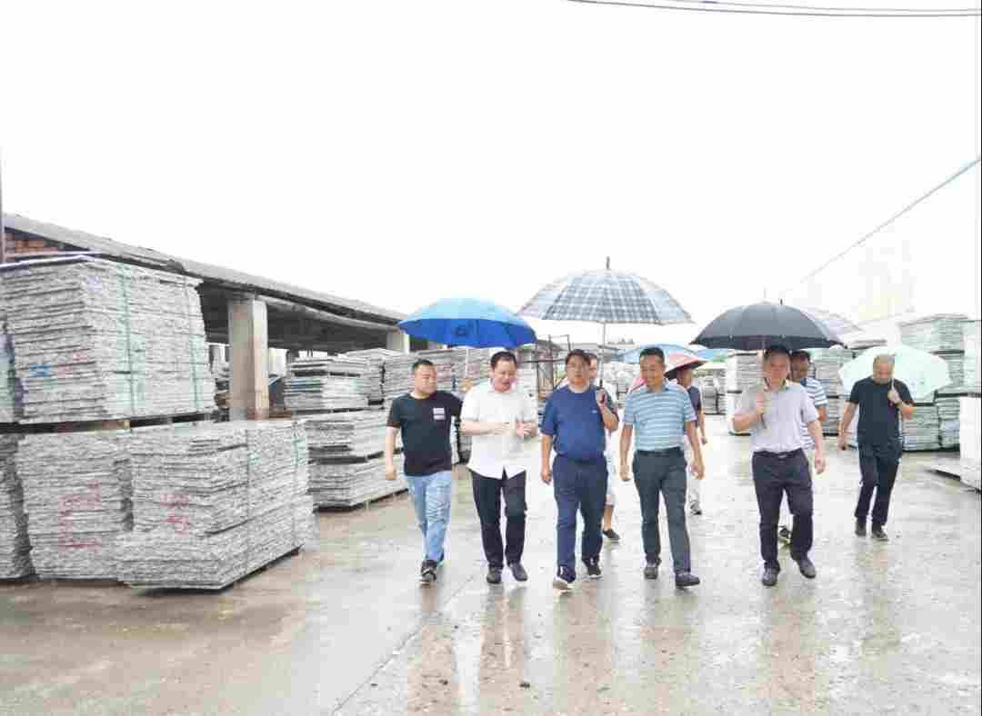 湖南茶陵县领导深入调研指导石材产业发展工作