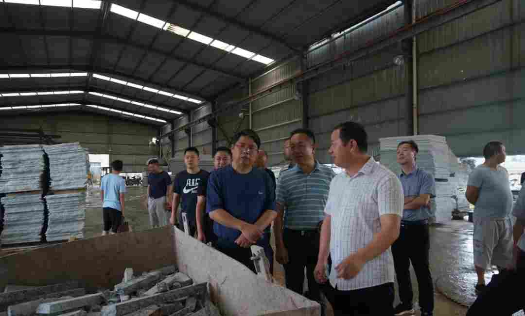 湖南茶陵县领导深入调研指导石材产业发展工作